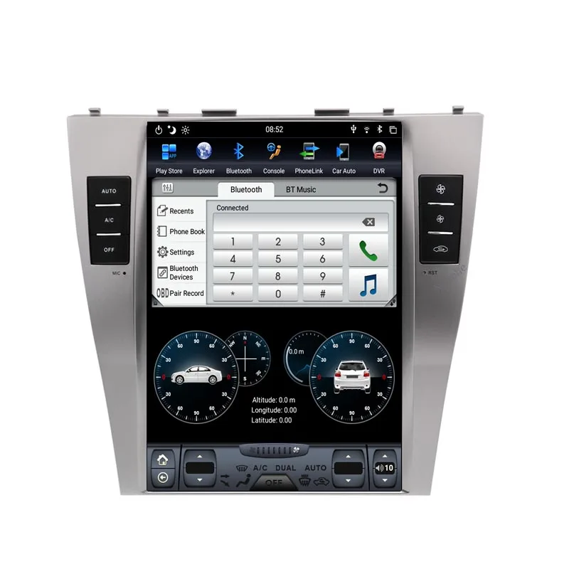 Автомагнитола с GPS-навигацией 2 din Android 9 0 для TOYOTA CAMRY 2007-2011 DVD-плеер кондиционер Wi-Fi