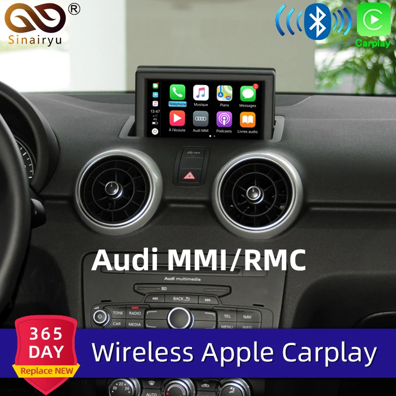 Greenyi WI FI Беспроводной Apple Carplay для Audi A1 A3 A4 A5 A6 A7 A8 Q3 Q5 Q7 C6 MMI 3g RMC 2010 2018 iOS Android