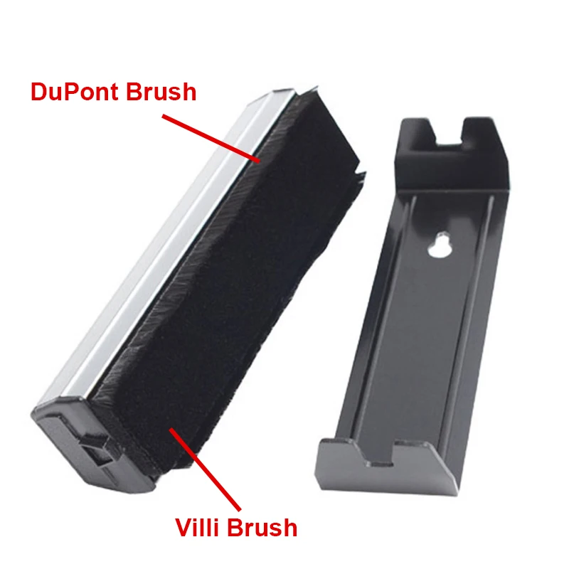 2 в 1 чистящая щетка для очистки + с ворсом защитным чехлом фонографа