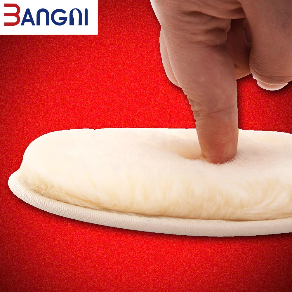 BANGNI Soft Thicken Thermal Heated Insoles Winter Artificial Wool Cashmere Keep Warm Light Breathable Sole Shoe Pad Women Men