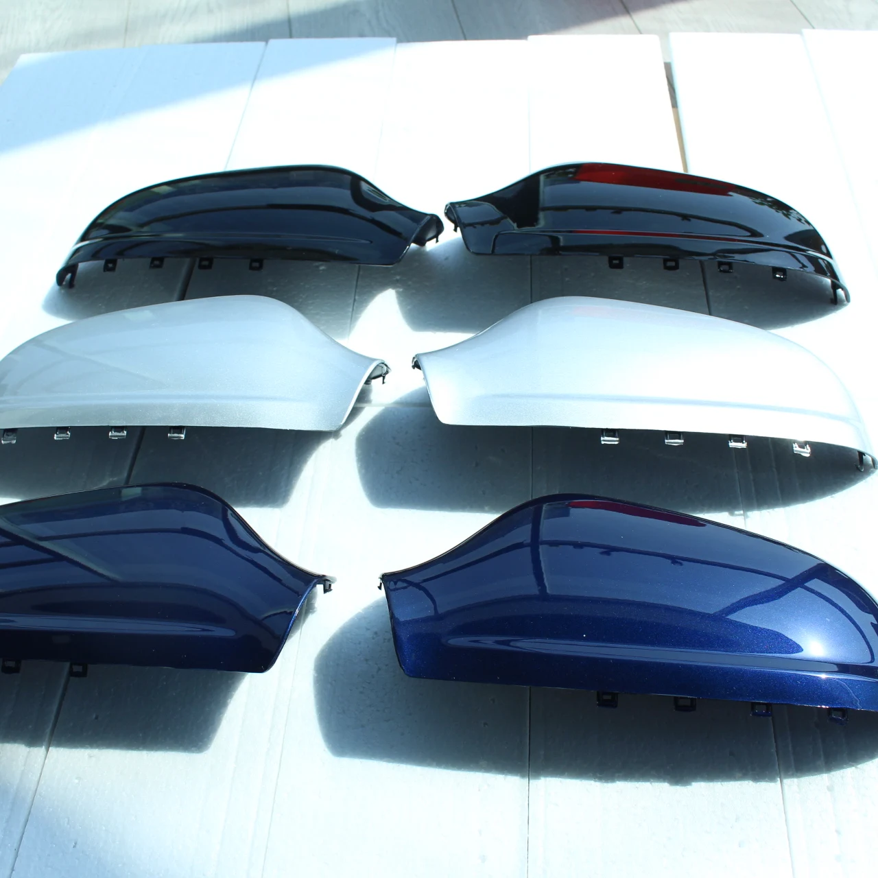 

Car Wing Mirror Cover For VAUXHALL ASTRA H 2010-2013 Ultra Blue / BLACK / SILVER Painted