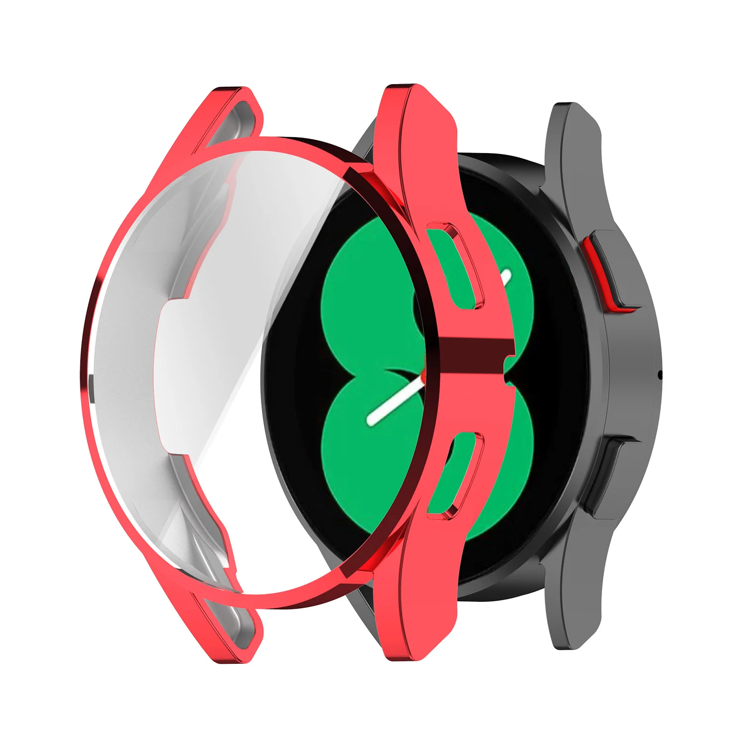 

Чехол для Samsung Galaxy Watch 4, классический защитный чехол из ТПУ с покрытием для всего экрана, бампер для Galaxy Watch 4 44 мм 40 мм