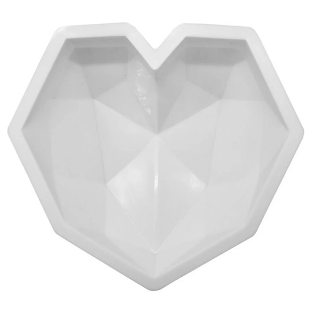 

Cake Silicone Mould Baking Tool Diamond Mold Heart Shape Chocolate Molds Dessert Tools Waffle Molds Kitchen Tools