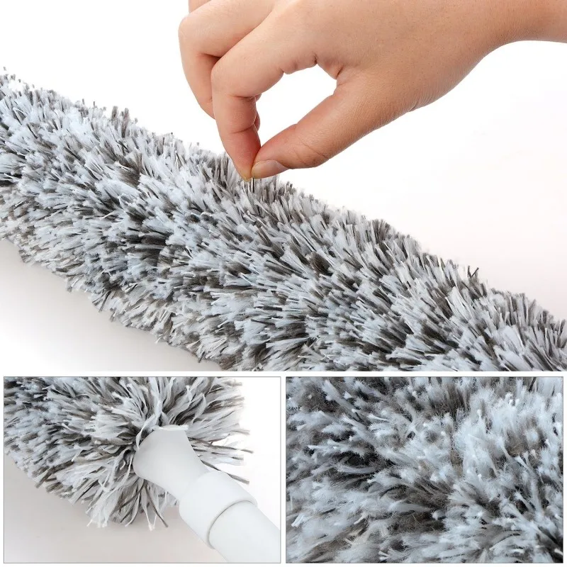 

practical microfiber duster Retractable fine fiber dust-removing car with household cleaning dust dust tweezers cleaning tools