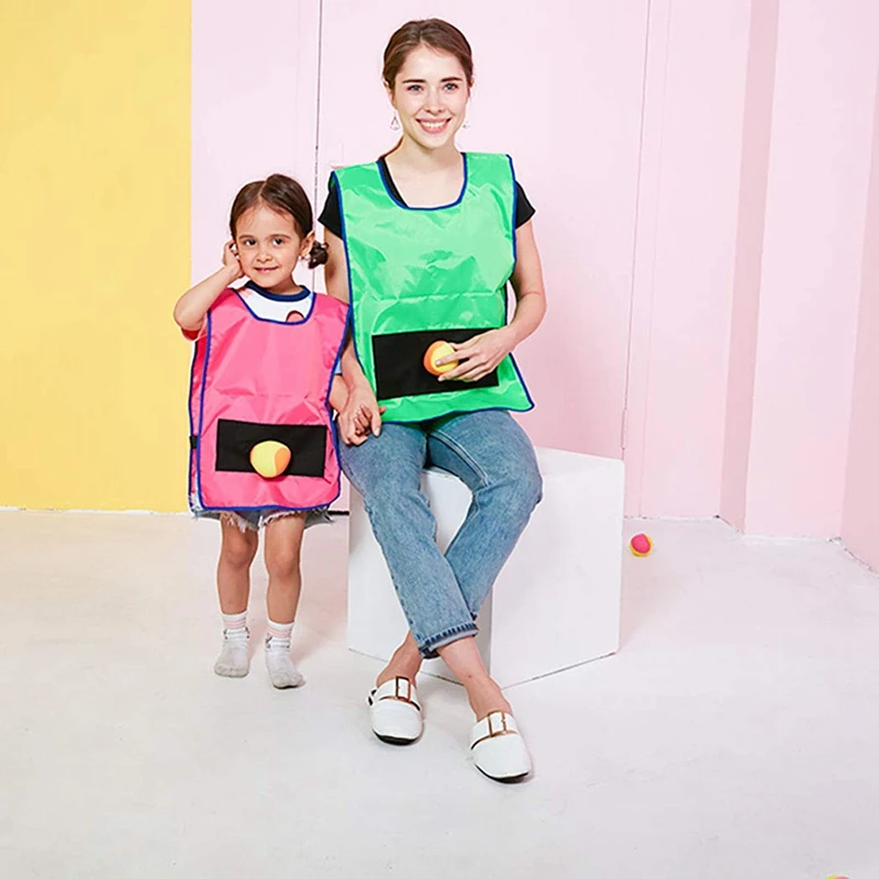 Реквизит для игры жилет активного отдыха родителей и детей интерактивный липкий