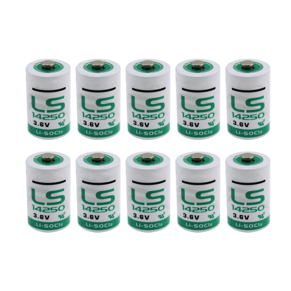 

10 шт., литиевая батарея LS14250 6135-99-770-2535 ER1/2AA ER14250 3,6 В