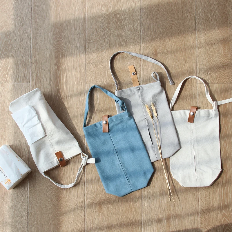 Холщовый чехол для салфеток с креплением на стену кухни спальни гостиной