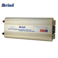 2000w ups function pure sine wave power inverter 2kw 12v 24v dc to 220vac with charger