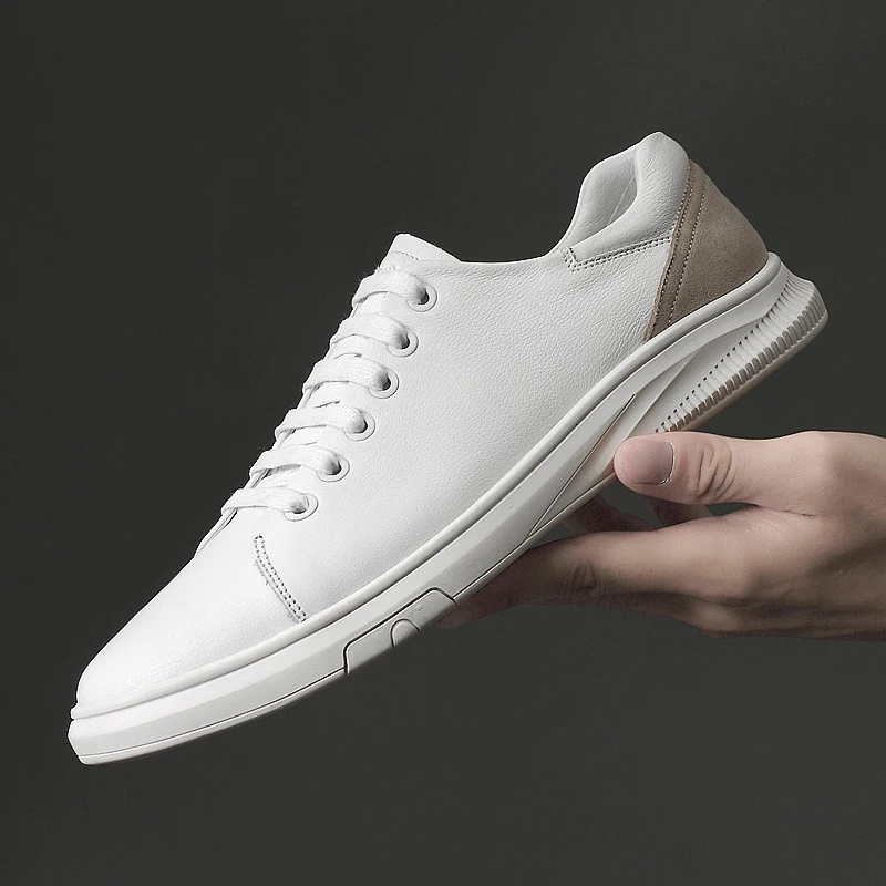 

Туфли мужские из натуральной кожи, модная повседневная обувь, итальянская модель, мягкие мокасины, дышащие слипоны, мужская обувь