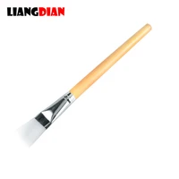 1pc makeup brush with wooden handle for facial mask spreading brushing fiber hair brush makeup tool accessory