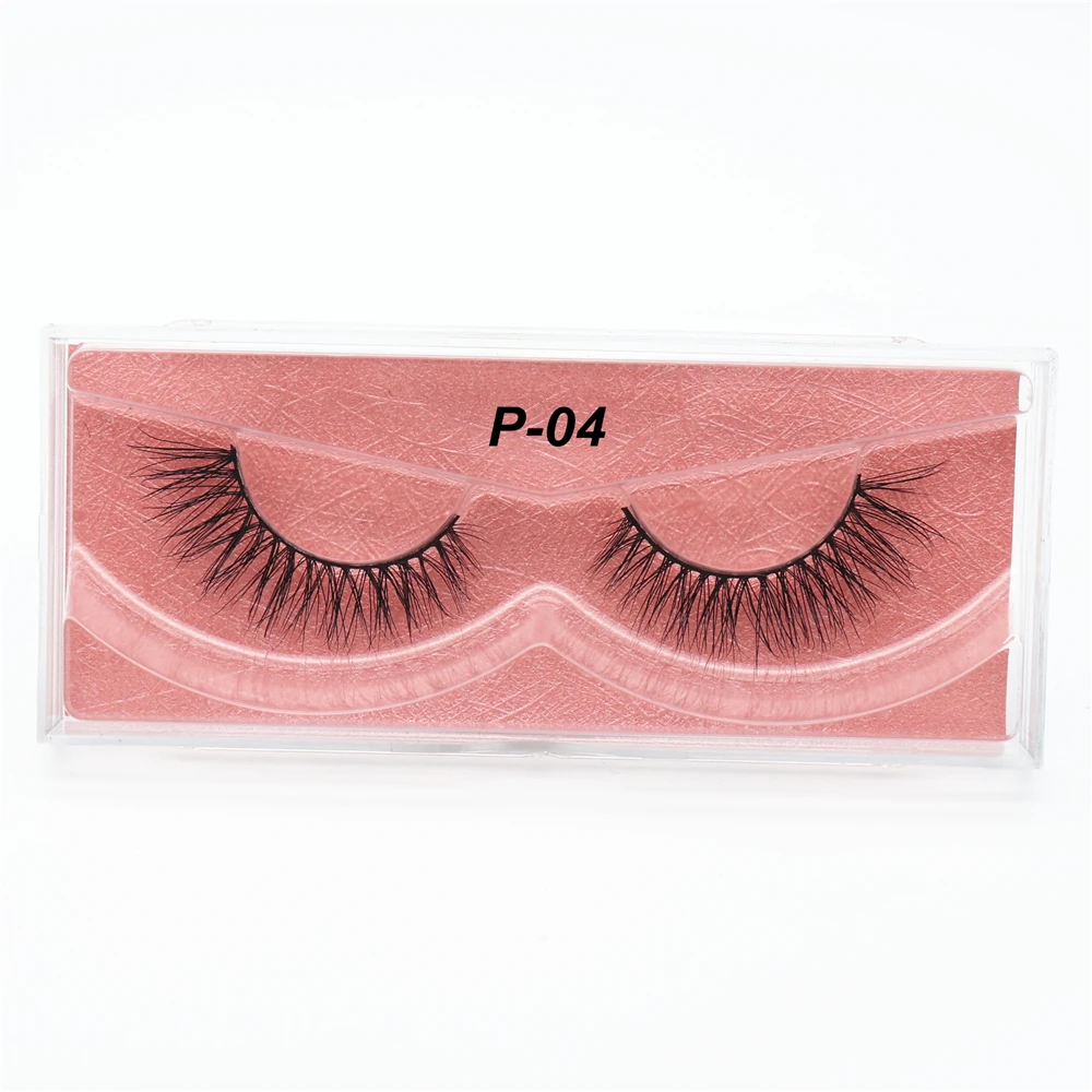 Норковые ресницы ручной работы крест накрест Накладные безжалостные