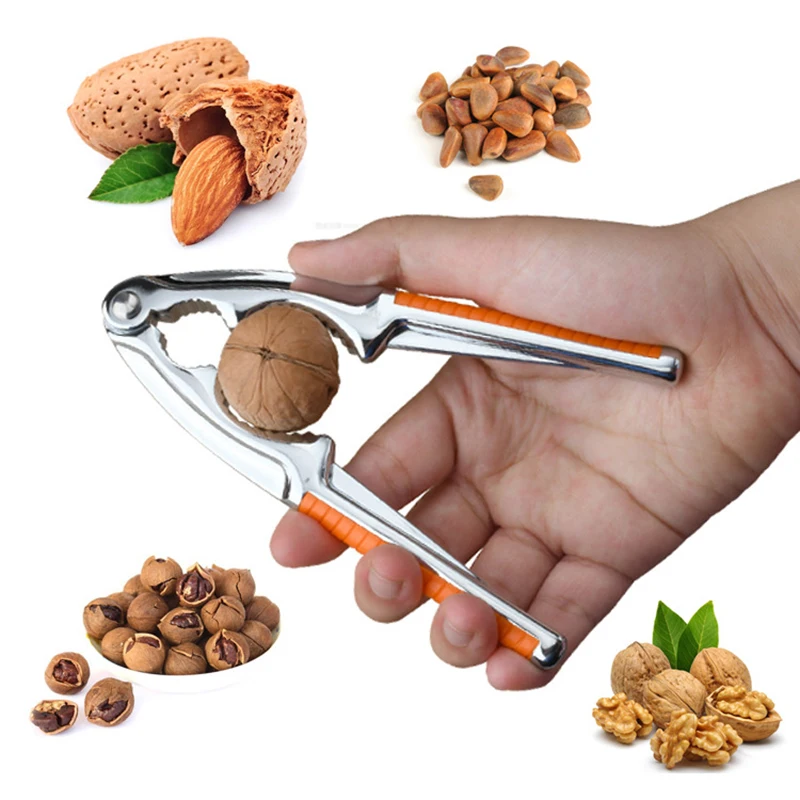 Zinc Alloy Nutcracker Sheller Walnut Nut Cracker Quick Pecan Walnut Almond Hazelnut Filbert Nut Sheller Kitchen Accessories Tool