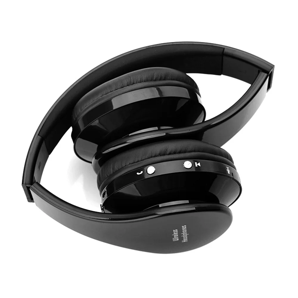 Складная Bluetooth-гарнитура регулируемые наушники с микрофоном беспроводная
