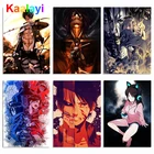 Алмазная вышивка 5D Diy картины для алмазной вышивки Attack On Titan, Набор для вышивки крестиком из аниме, домашний декор, подарок Artzs109