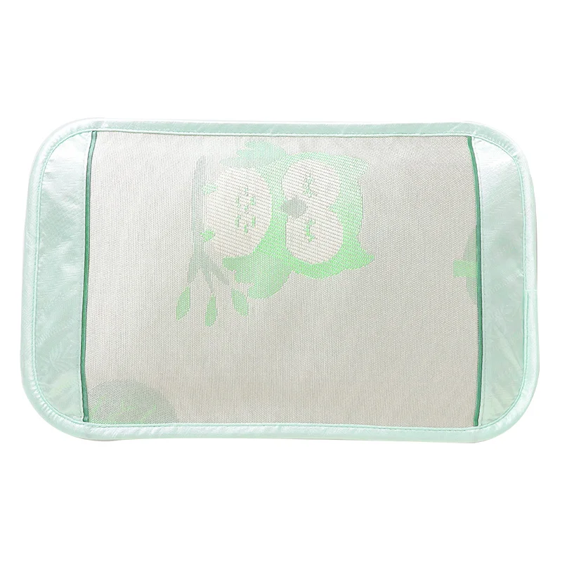Green Pillow Детский матрас для лета, детский спальный коврик для кровати, дышащий коврик, детское постельное белье - Цвет: Green Pillow