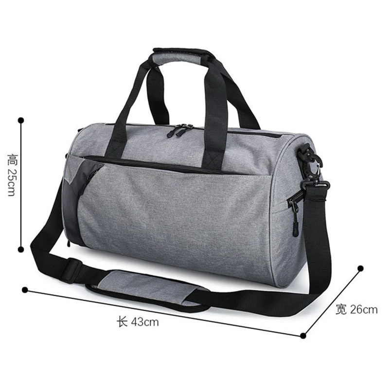 Unisex Gym Bag For Fitness Outdoor Sport Training Handbag Multifunction Dry Wet Separation Waterproof Quick Drying Shoulder Bags