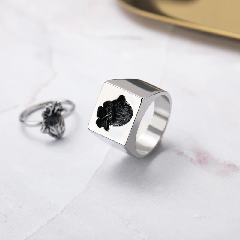 1 set Titanium ACEBFEET прямоугольная повеска ввиде сердца набор на Прямоугольный кулон титановая сталь Золотое колье влюбленные Сердце ожерелье s для женщин ювелирные изделия BFF - Окраска металла: 1 set Titanium