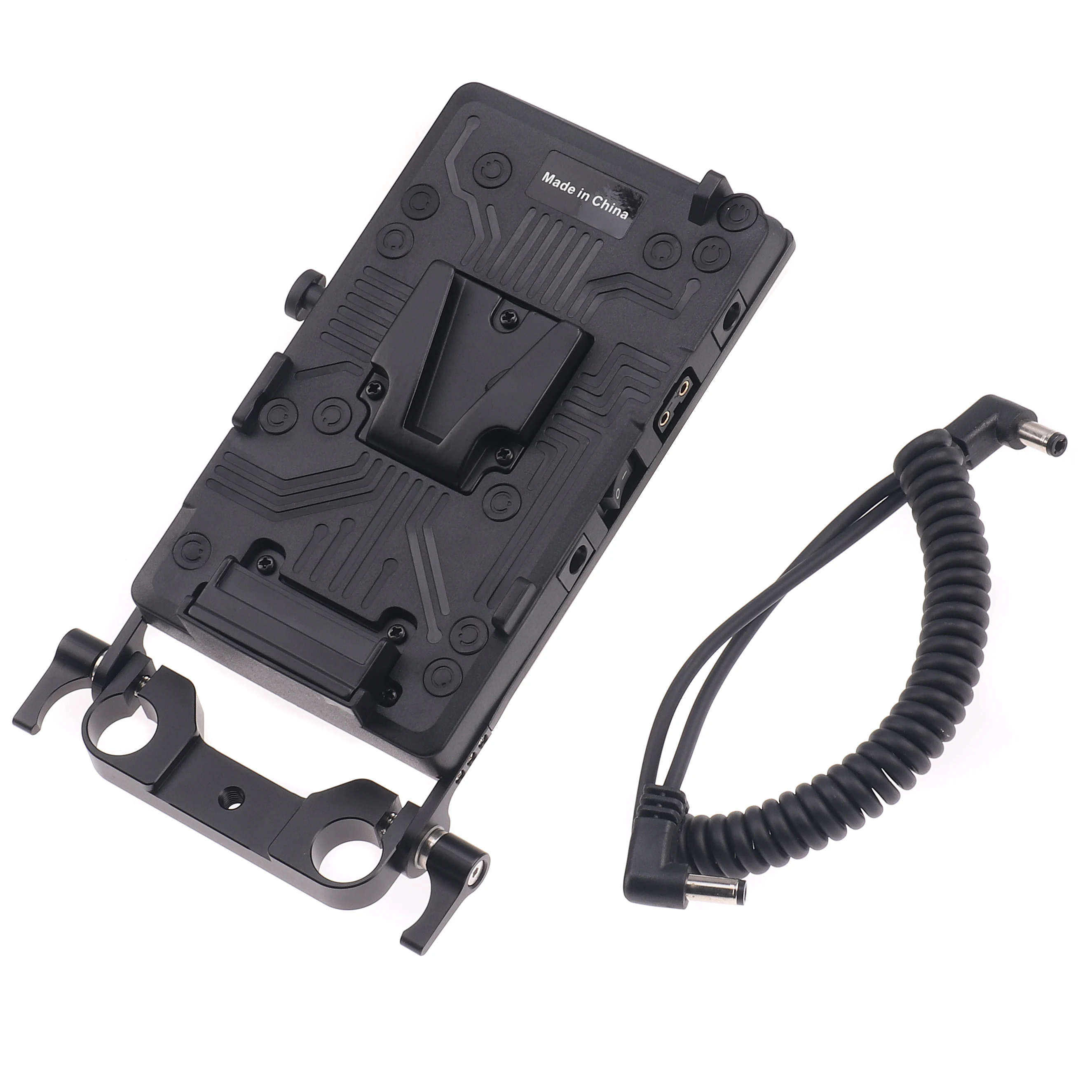 Fonte de Alimentação Adaptador de Placa de Bateria Placa para Transmissão Systerm V-montagem D-tap hd Câmera Wy-vg1 Slr