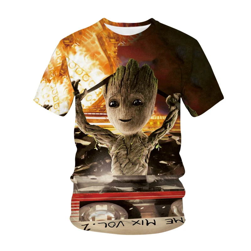 

Summer Men's 3D Printed T-shirt Japanese Anime Printed T-shirt Men's and Women's Summer Black T-shirt Round Neck Beach Top