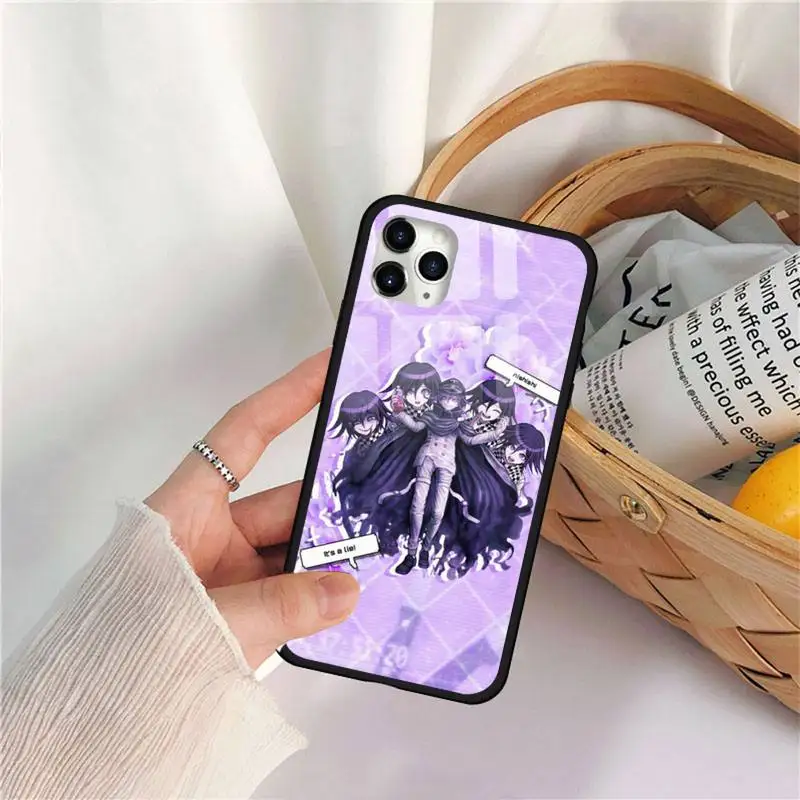 

Danganronpa V3 Phone Case Tempered glass For iphone 11 12 PRO MAX X XS XR 5C 6 6S 7 8 plus