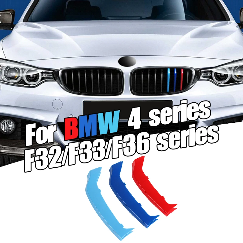 Наклейки на переднюю решетку радиатора для BMW 4 серии F32 F33 F36 3 шт. | Автомобили и