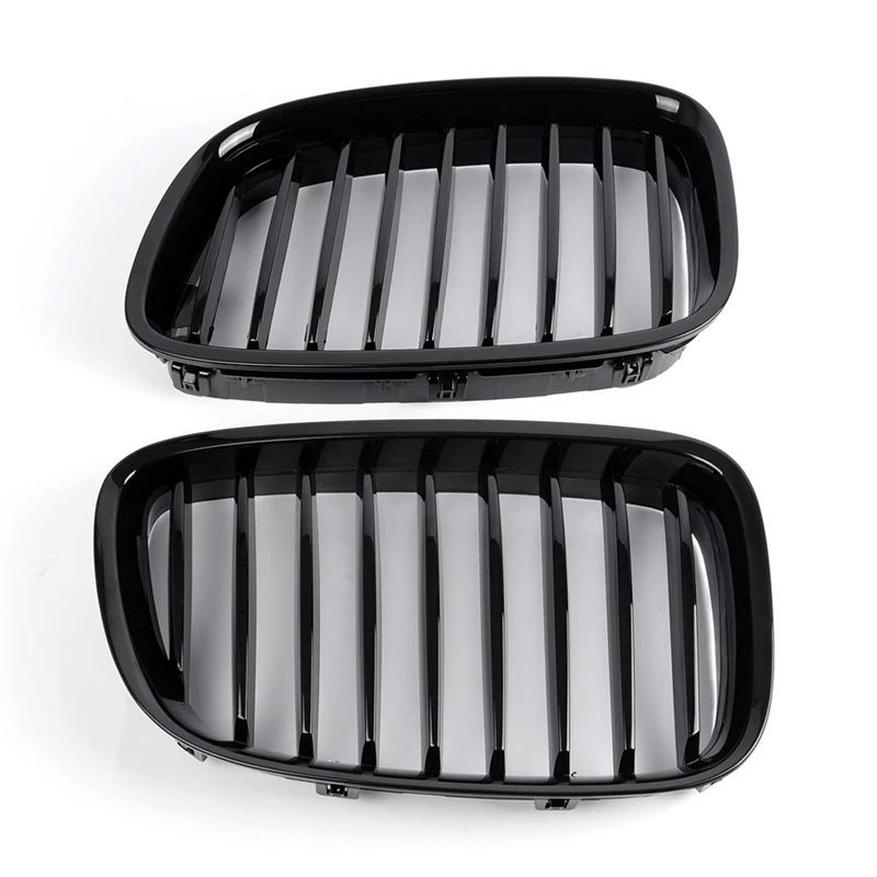 Глянцевый черный передний капот решетка для почек гриль BMW 5 серии GT F07 4 Двери