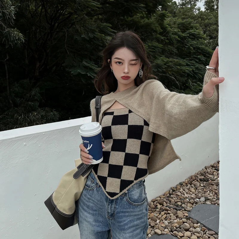 Набор для уличной фотосъемки Spice Girls женский осенне-зимний пуловер с длинным