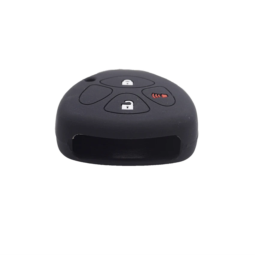 Cocolockey силиконовый чехол для автомобильного ключа Toyota RAV4 2006 2010 удаленный ключ с 3