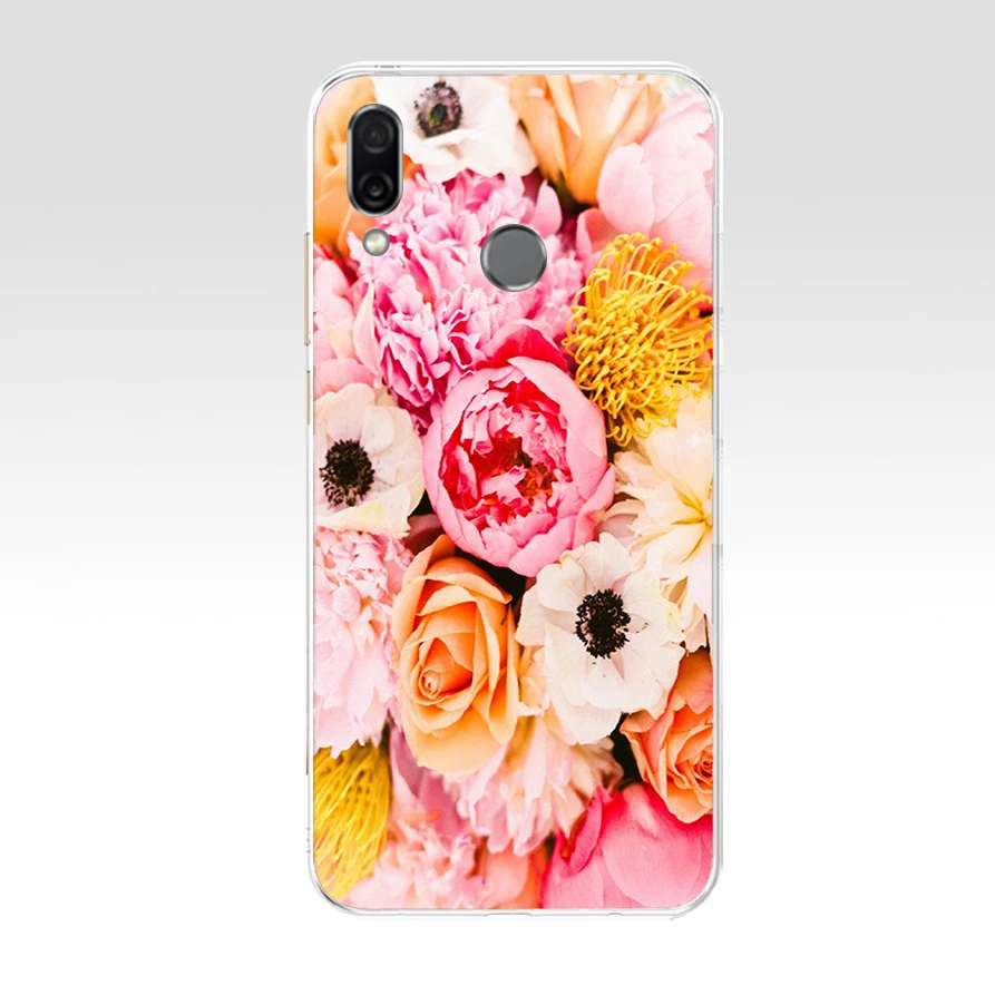 116FG рисунок пиона Изящный цветок подарок Мягкий Силиконовый ТПУ чехол для