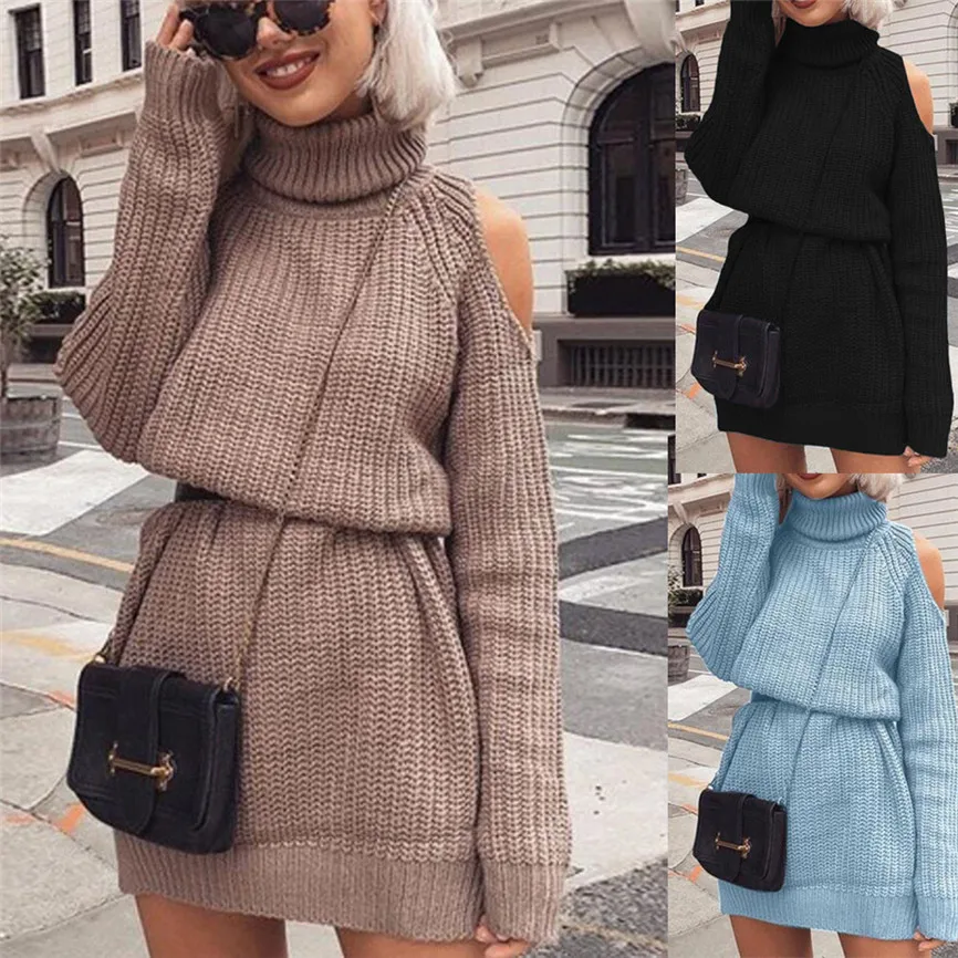Blusa de Frio Feminina женские зимние высокие сексуальные воротник без бретелек Юбка Талия