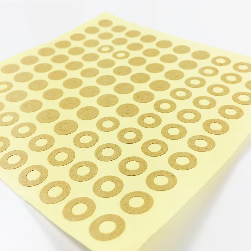 500 шт./лот круглые наклейки из крафт бумаги для этикеток подарочных изделия