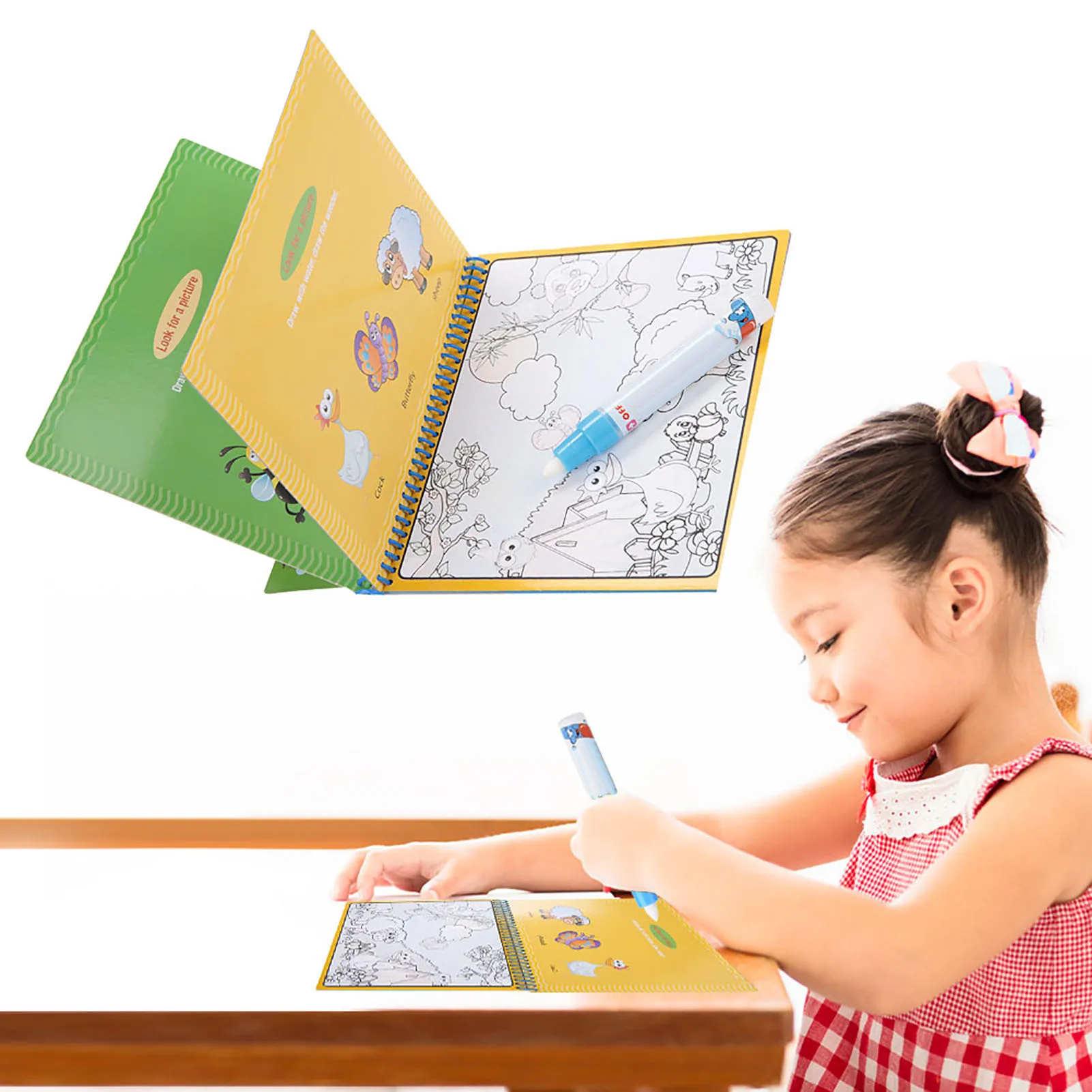 Волшебные книжки для рисования водой раскраски и доска детские игрушки сделай