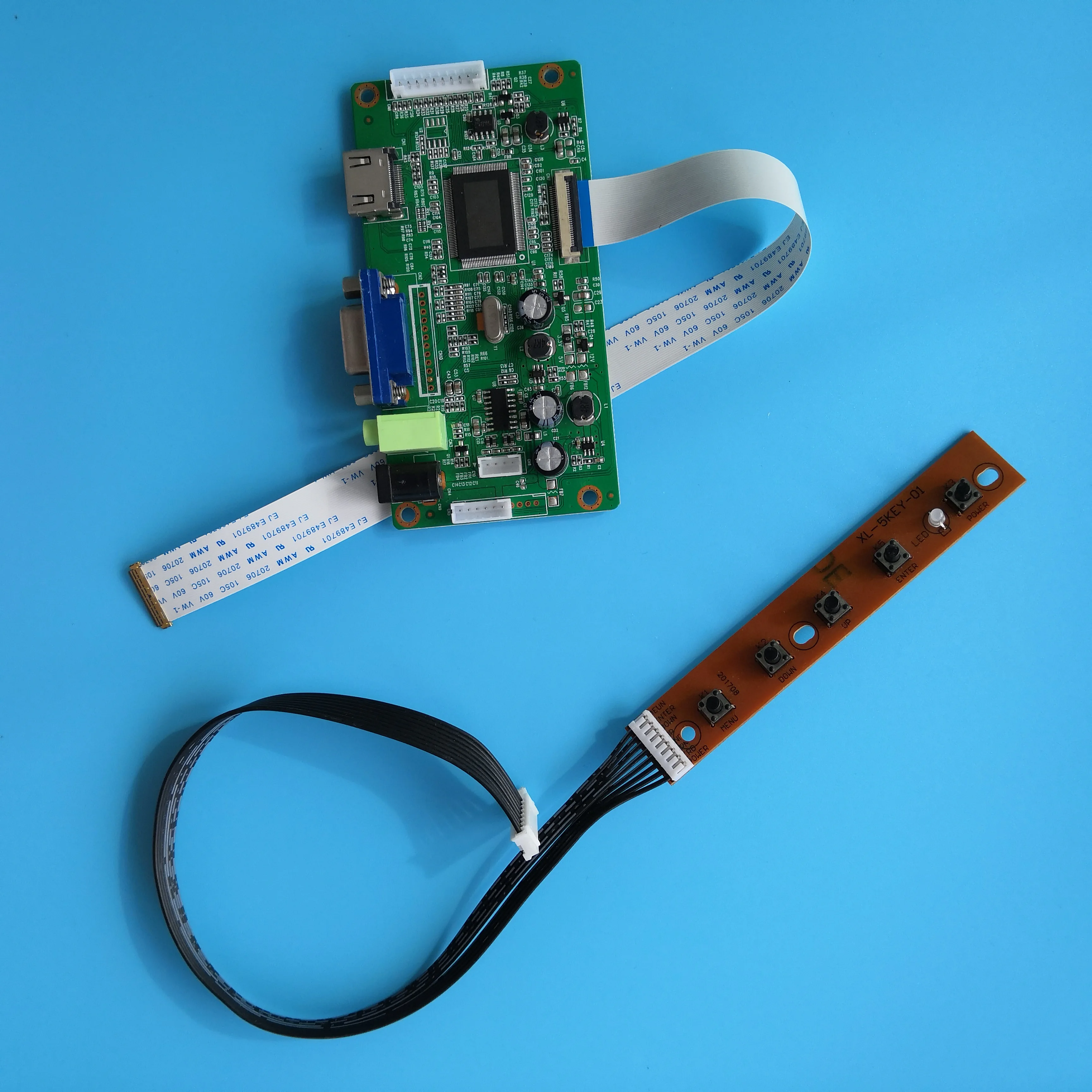 

for B140XTN02.E B140XTN02.D 30Pin EDP 1366×768 SCREEN display KIT VGA 14" DIY LED monitor LCD DRIVER Controller board