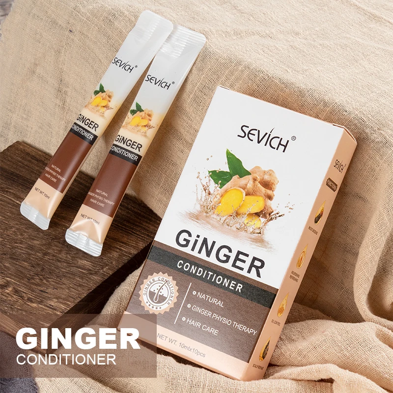 

Sevich Ginger Hair Treatment Mask Disposable Hair Care Essential Oils Nourishing Damaged Repair Dry Frizz Soft Hair Conditioner