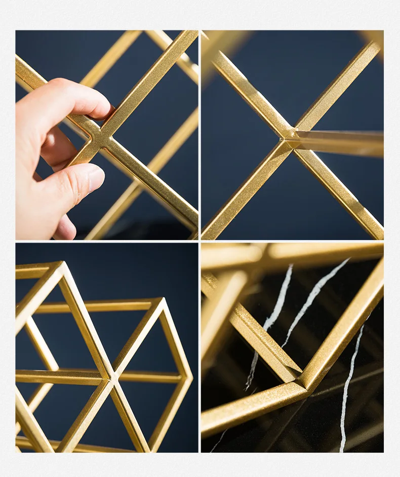 

Modern simple golden iron art Bar wine rack bar and home creative wine shelf cabinet Vintage Metal wine bottle holders stand