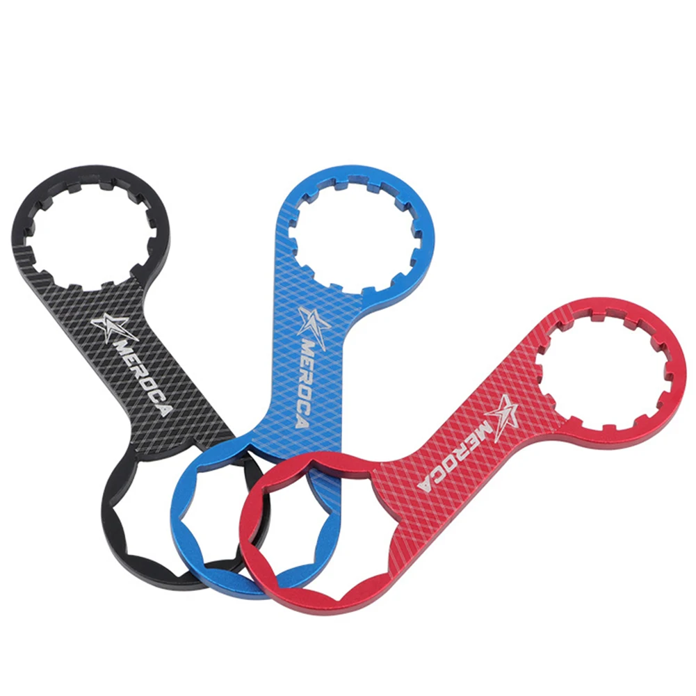 

MTB Bike Spanner Front Fork Cap Removal Tool Aluminum Bicycle Front Fork Cap Wrench for SR Suntour XCR/XCT/XCM/RST