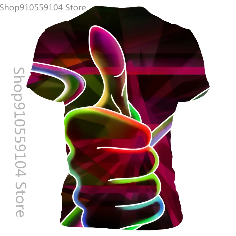 

2021 Fun Thumbs And Croaks For Men And Women In Summer, 3d Printed T-Shirts, Personalized Fashion Trend Tops, Asian Size 110/6XL