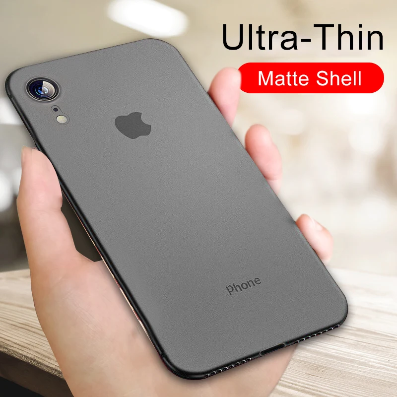 0 4 мм ультра тонкий PP мягкий чехол для iphone X XR XS Max полный противоударный 6 6s 7 8 PLus