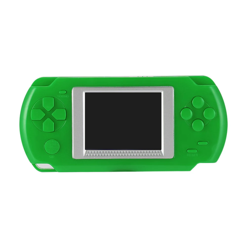 Детская портативная игровая консоль 268 различных игр 2 дюймовый цветной экран детской верхней одежды; переносной штатив для игры развлечения