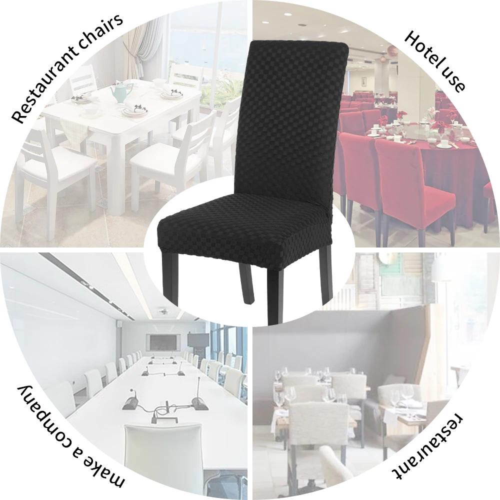 

Thick Chair Covers Solid Color Anti-dirty Removable Washable Protector Seat Cushion Armchair Cover For Hotel Home Decorative