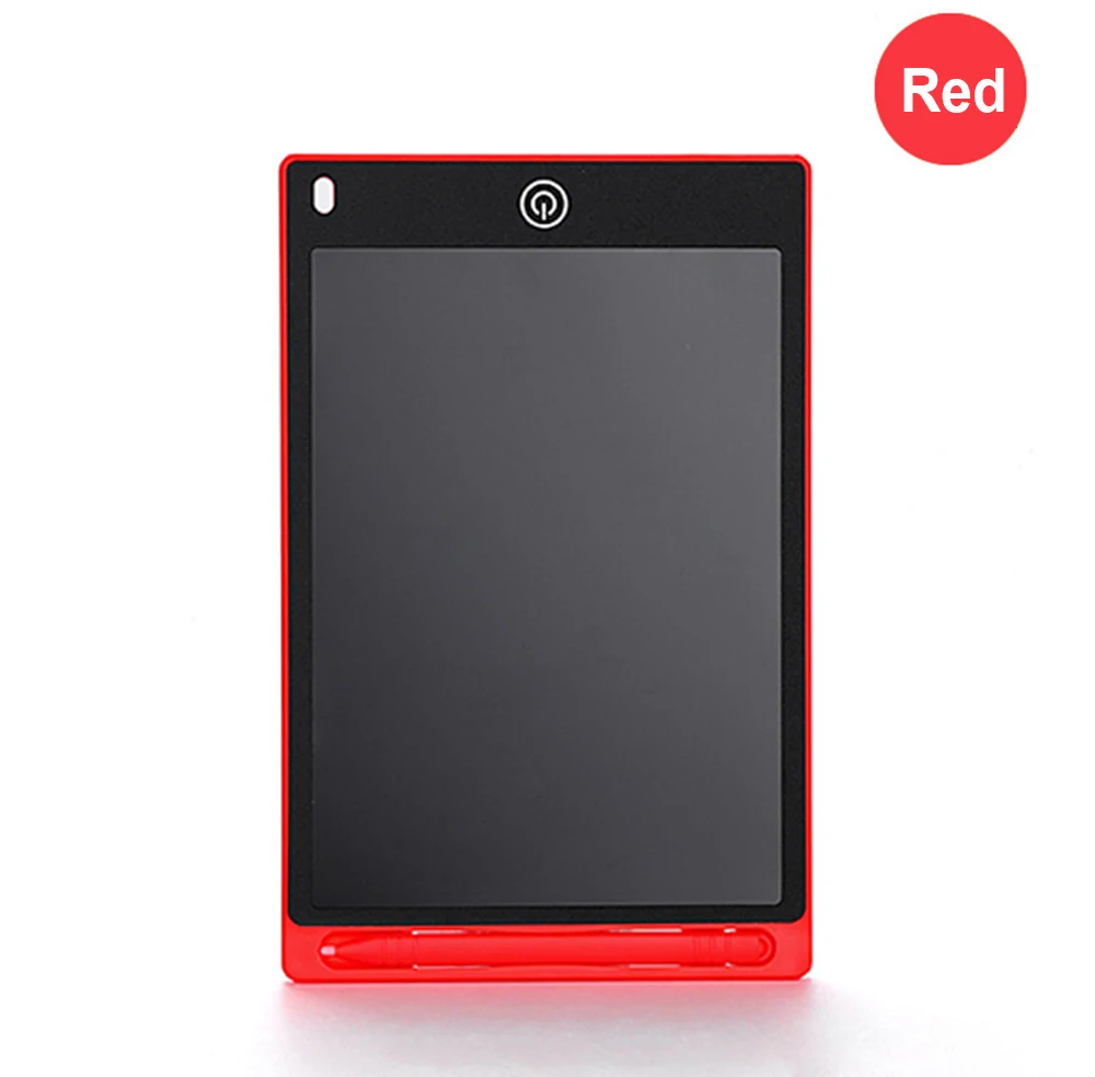 Red Планшет для письма 8,5 дюймов детская доска для рисования ЖК цифровой для рукописного ввода на планшете колодки портативный электронный планшет ультра-тонкая панель - Цвет: Red