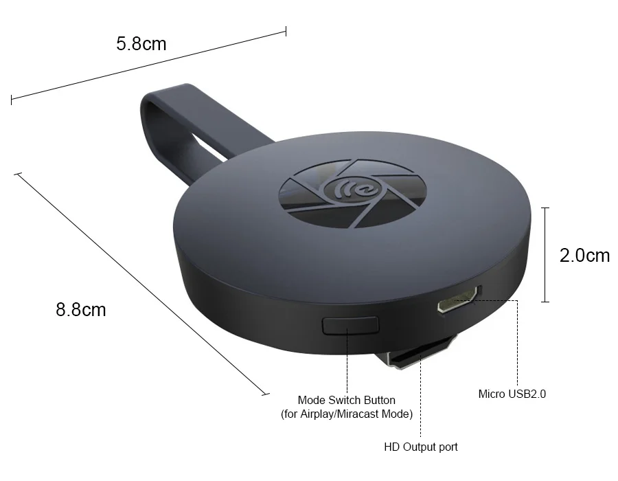 Беспроводная ТВ флешка G2 AIR Play Wi Fi дисплей HDMI совместимый адаптер mirascreen ресивер