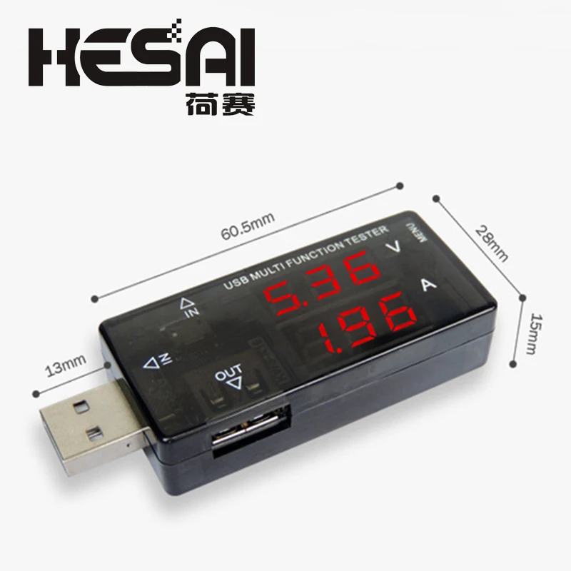 Цифровой дисплей USB Многофункциональный тестер 4 в 30 мини Ток Напряжение зарядное