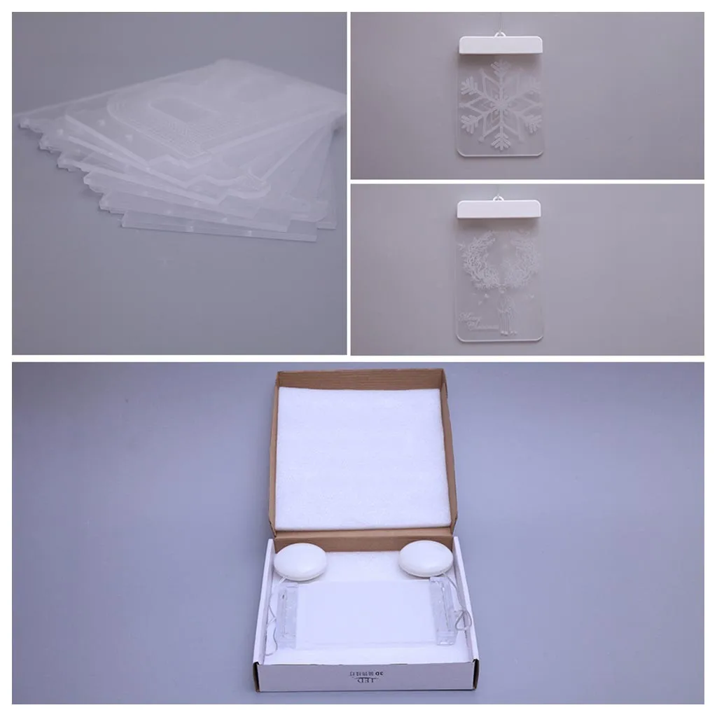 Новинка украшения для рождественской елки 3D подвесной светильник декоративный