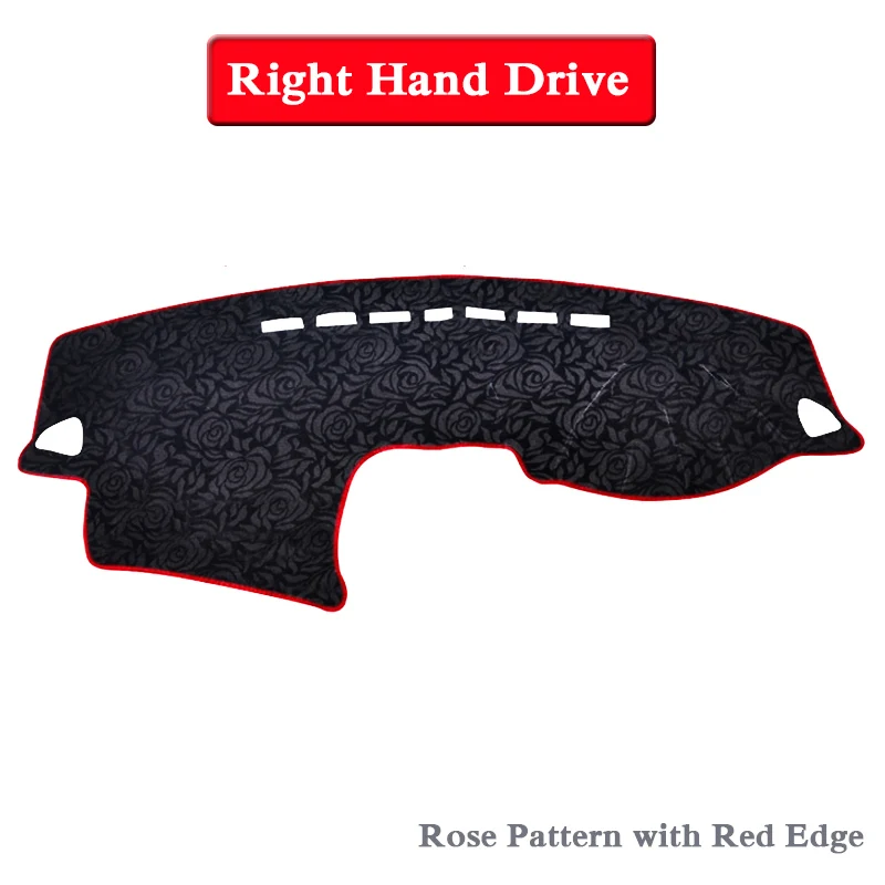 Автомобильная стайлинговая накладка на приборную панель, избегающая света, розовая, для Mitsubishi ASX GA XA XB XC 2010-2019 LHD и RHD, антипыльное приспособление.