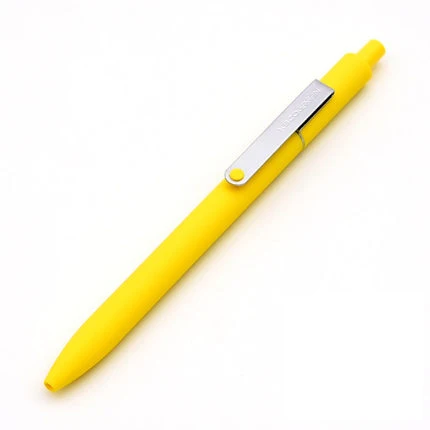 10PCS Yellow Шариковая ручка с гелевыми чернилами Xiaomi KACO MIDOT, 6 цветов на выбор, 0,5 мм, черные чернила, металлический зажим, нейтральные ручки, школьные офисные принадлежности - Цвет: 10PCS Yellow