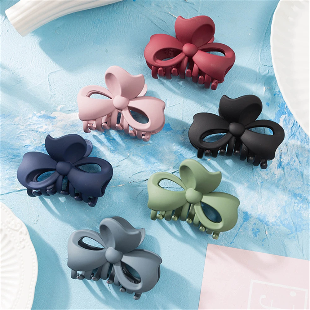 

Fashion Acrylic Solid Multiple Styles Flower Hair Clips Barrette Big Hair Claws Hairpins