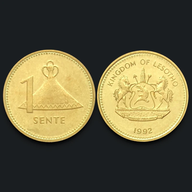 Лесото 1 цент 1992 подлинные оригинальные монеты 100% коллекционные Unc Африка | Дом и