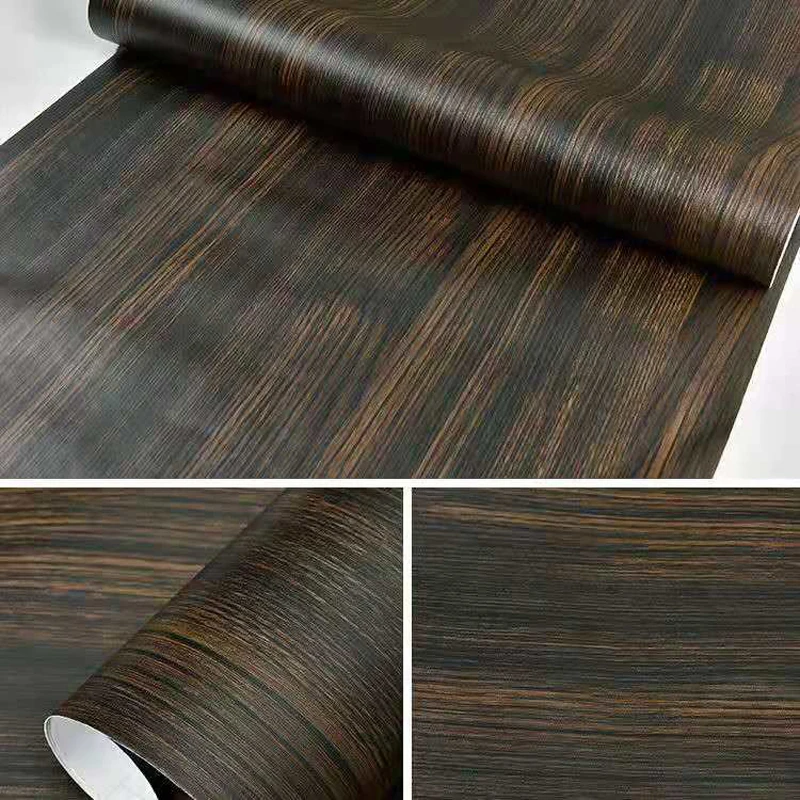 

Self-Adhesive Wallpaper Wood, Vinyl, Film, Adhesive For Home Decor, Living Room, Furniture, Kitchen, Waterproof Wallpaper