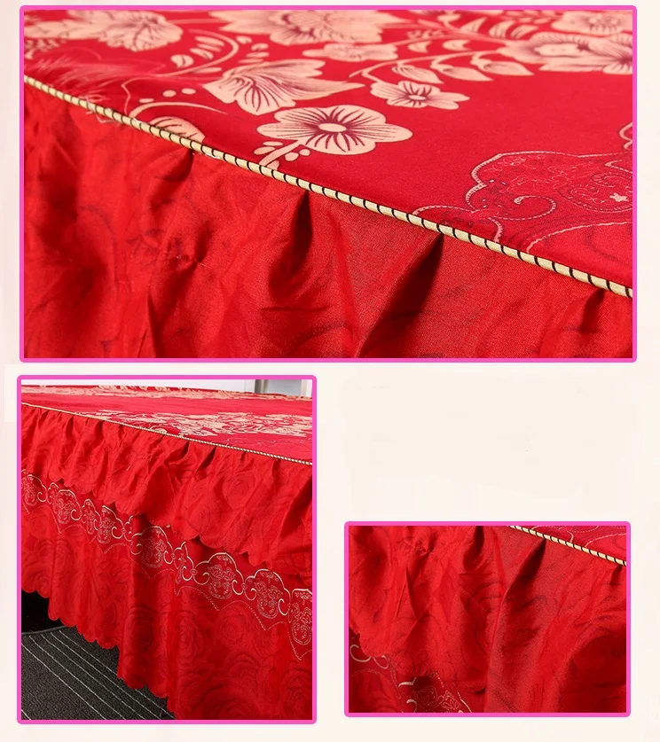 Постельное белье с цветами для дома хлопковое красное постельное дышащее мягкое